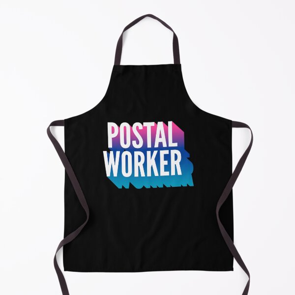 Item preview, Postal Worker With Long Gradient Shadow designed and sold by SVPOD.