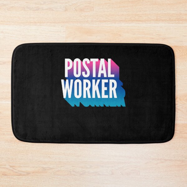 Item preview, Postal Worker With Long Gradient Shadow designed and sold by SVPOD.
