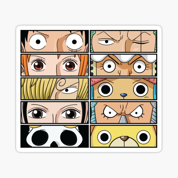 One Piece Straw Hat Crew Sticker For Sale By Komengfaturhaha Redbubble 3064