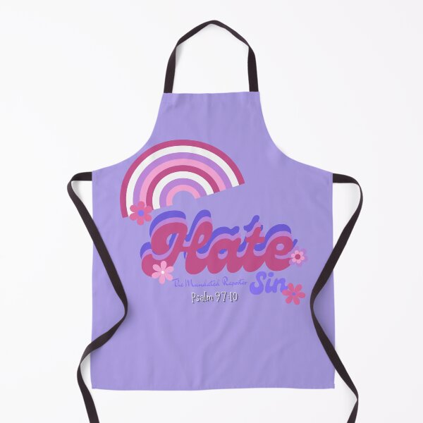 Item preview, Hate Sin Psalm 97:10 - Vintage Purple designed and sold by TheReporter1.