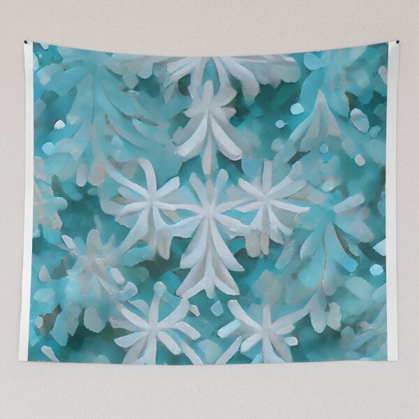 Item preview, Wintery Snowflakes designed and sold by samjoule.