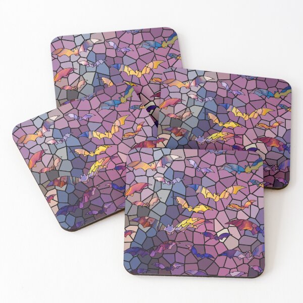 Item preview, Stained Glass Bats #1 designed and sold by PrettyGrimGhoul.