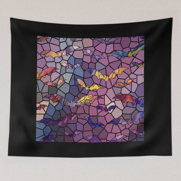 Item preview, Stained Glass Bats #1 designed and sold by PrettyGrimGhoul.