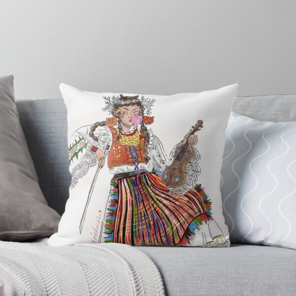 Item preview, Girl in traditional Slavic costume designed and sold by arichmede.