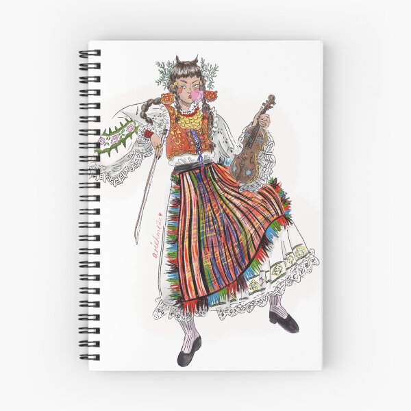 Aperçu de l'œuvre Fille en costume slave traditionnel créée et vendue par arichmede.