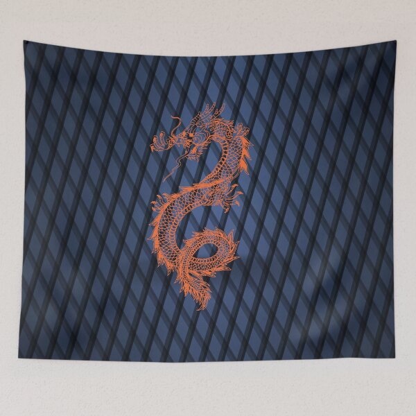 Item preview, Book Dragon #10: Orange Dragon With Diamonds And Lines In Background. designed and sold by tmdaliggr.