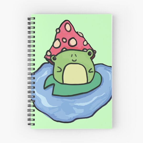 Item preview, Mushroom frog on lilypad designed and sold by Cat-a-tonic.