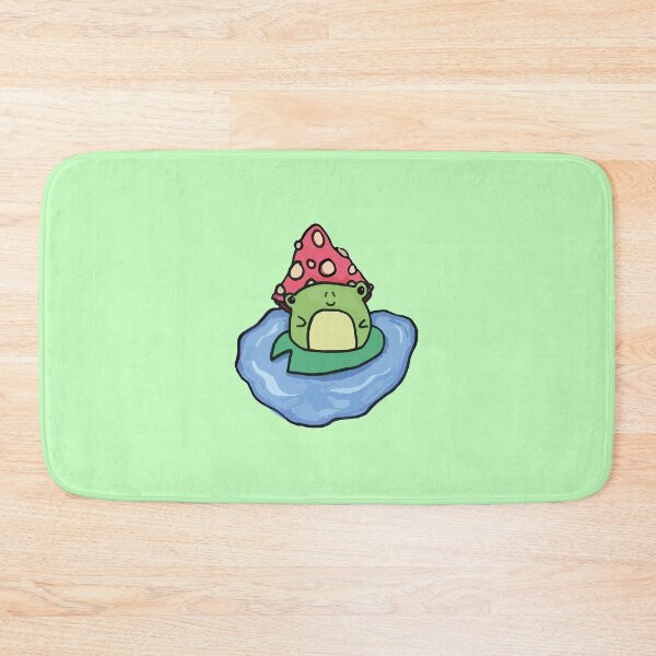 Item preview, Mushroom frog on lilypad designed and sold by Cat-a-tonic.