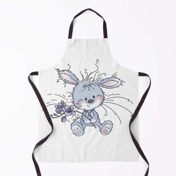 Item preview, Freesia the super cute blue rabbit designed and sold by Kathysartroom.
