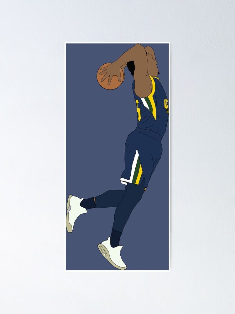 Donovan Mitchell Slam Dunk (Cavs) Sticker for Sale by RatTrapTees