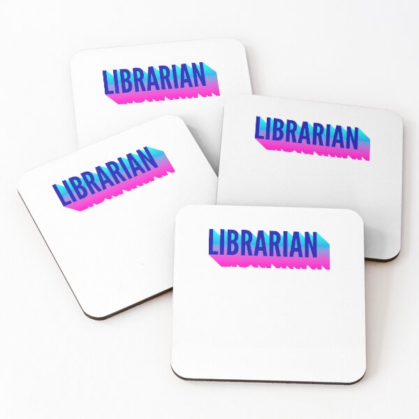 Item preview, Librarian With Long Gradient Shadow designed and sold by SVPOD.