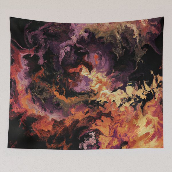 Item preview, Raging waves - multicolor pattern designed and sold by NickHasling.
