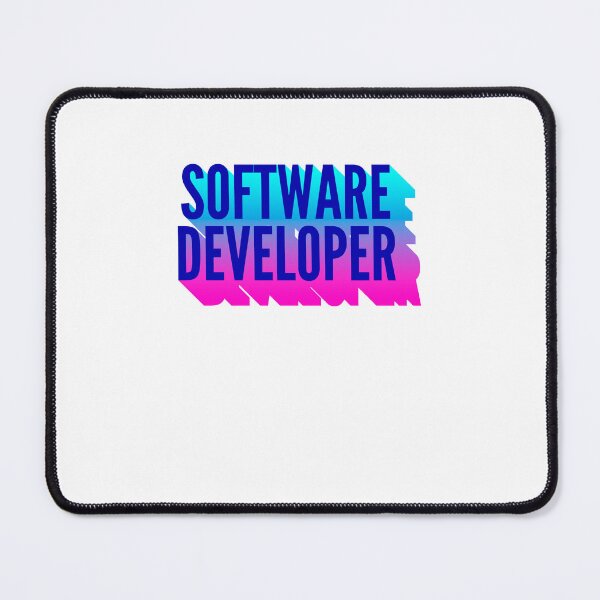 Item preview, Software Developer With Long Gradient Shadow designed and sold by SVPOD.
