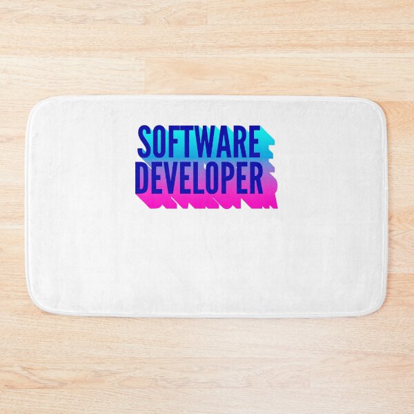 Item preview, Software Developer With Long Gradient Shadow designed and sold by SVPOD.