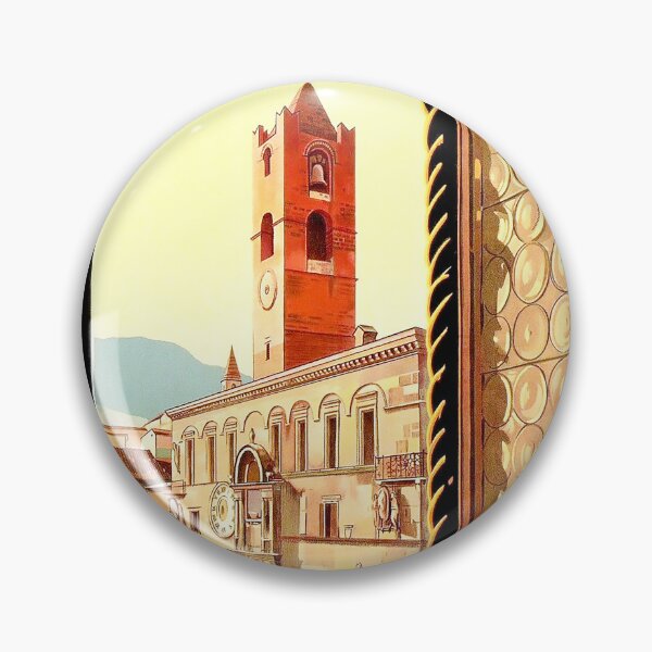 Item preview, Ascoli Piceno Italy Vintage Travel designed and sold by redoARTstore.