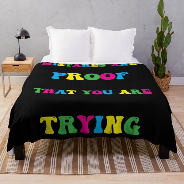 Item preview, Mistakes Are Proof That You Are Trying designed and sold by PufnicaDesign.