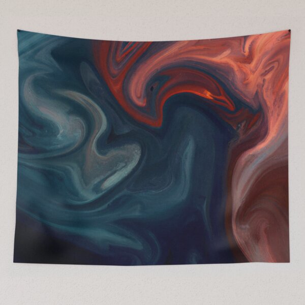 Item preview, Fire and water - swirling pattern designed and sold by NickHasling.