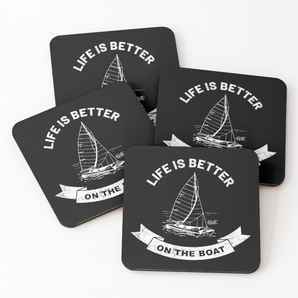 Item preview, Life is better on the boat fishing boat yacht lovers designed and sold by absolutdesign.