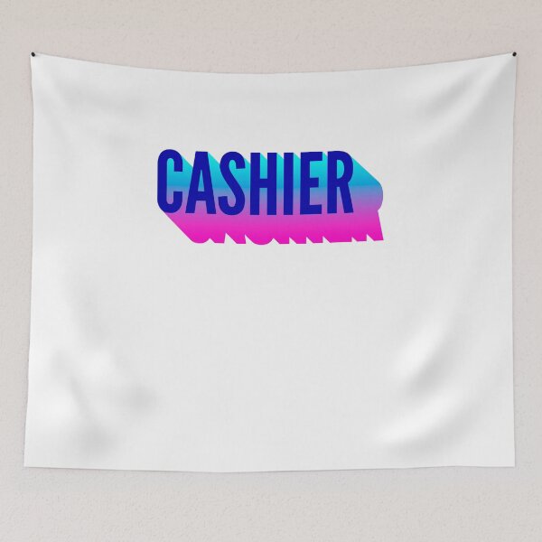 Item preview, Cashier With Long Gradient Shadow designed and sold by SVPOD.
