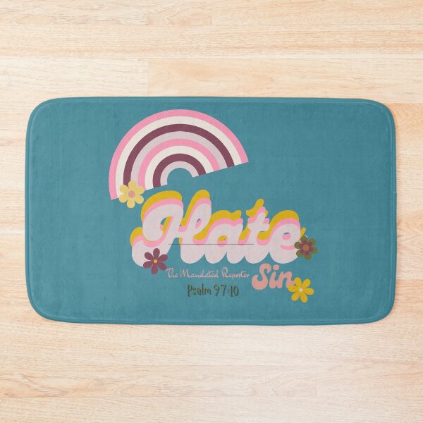Item preview, Hate Sin Psalm 97:10 - Green/Blue designed and sold by TheReporter1.