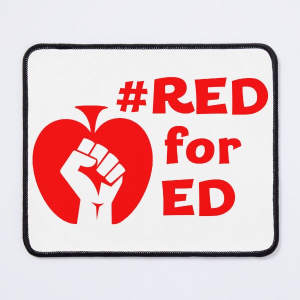 Item preview, RedforEd Blank Fist Red Words designed and sold by Elise's Pieces.