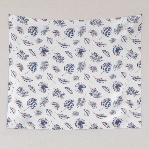 Item preview, Floral pattern motif with leaves designed and sold by softpixel.