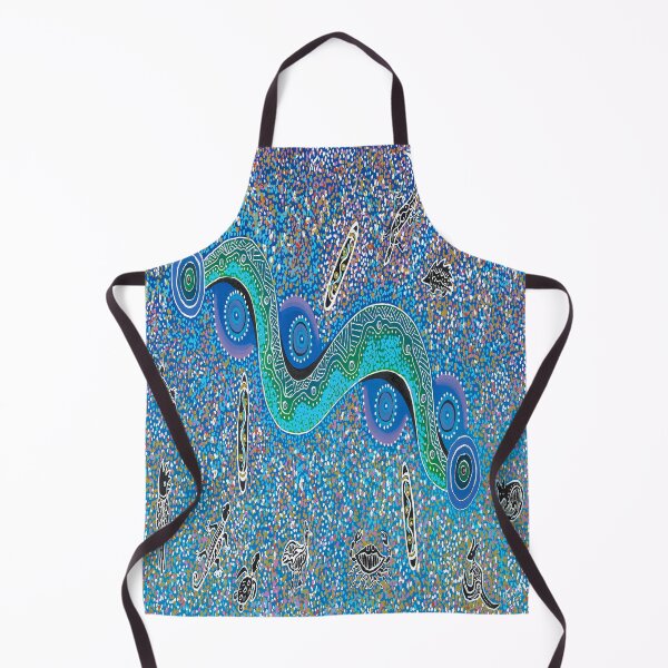 Item preview, Creation story (Blue) designed and sold by Aboriginal Art - Kgari 3 Sisters.