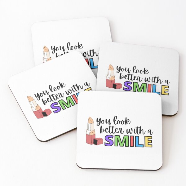 Item preview, You Look Better With a Smile designed and sold by PurpleNotebook.