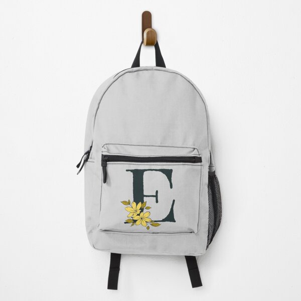 Item preview, Yellow floral E monogram designed and sold by Coffee Lifestyle.