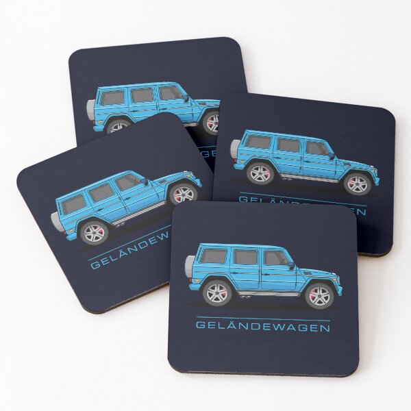 Item preview, Merc 4x4 SUV Luxury Car Wagon Light Blue designed and sold by blackdogshop.