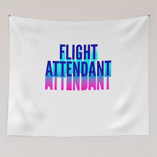 Item preview, Flight attendant With Long Gradient Shadow designed and sold by SVPOD.