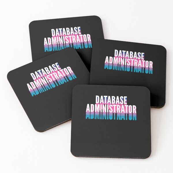 Item preview, Database Administrator With Long Gradient Shadow designed and sold by SVPOD.