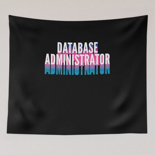 Item preview, Database Administrator With Long Gradient Shadow designed and sold by SVPOD.