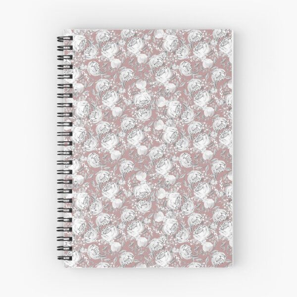 Item preview, Grey and Pink Pastel Peonies - Watercolor Floral Pattern designed and sold by Lupita  Blu.