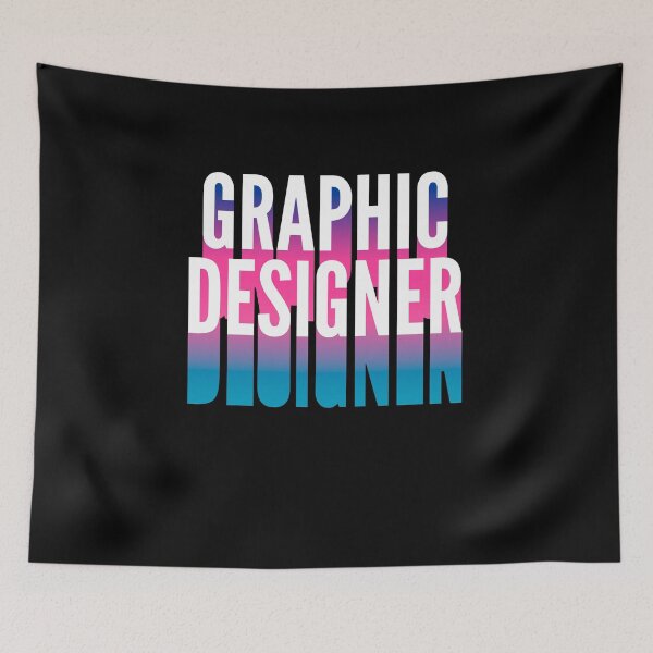 Item preview, Graphic Designer With Long Gradient Shadow designed and sold by SVPOD.