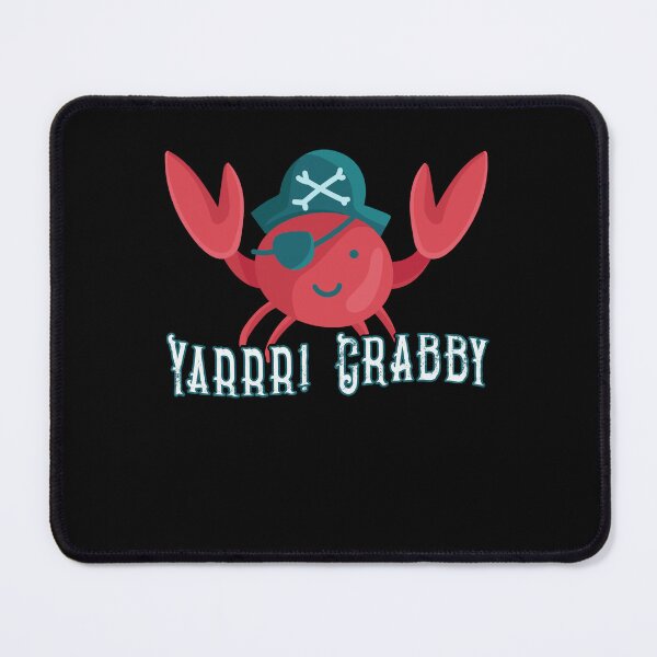 Item preview, Cute Yarrr Crabby Pirate Crustaceancore Cartoon Crab Humor Funny Food Pun Great Holiday Gift designed and sold by Countrysmart.