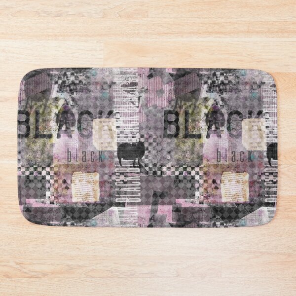 Item preview, Black collage modern art designed and sold by Elena Ivan - Papadopoulou.