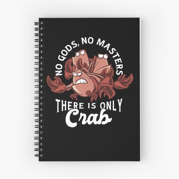 Item preview, No Gods No Masters Only Crab Crustaceancore Cartoon Crab Humor Funny Food Pun Great Holiday Gift designed and sold by Countrysmart.