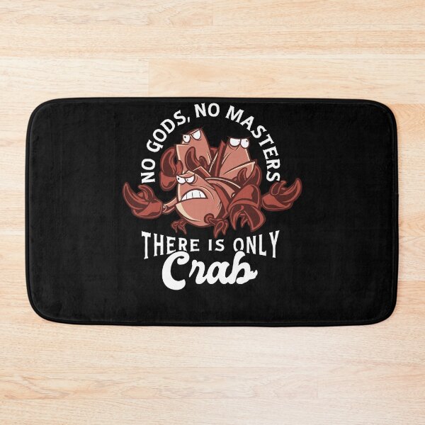 Item preview, No Gods No Masters Only Crab Crustaceancore Cartoon Crab Humor Funny Food Pun Great Holiday Gift designed and sold by Countrysmart.