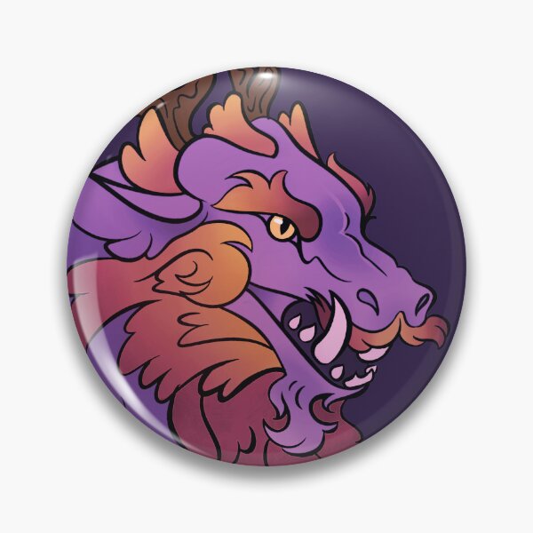 Artikelvorschau, Lila Drache entworfen und verkauft von raccaffe.