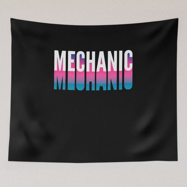 Item preview, Mechanic With Long Gradient Shadow designed and sold by SVPOD.