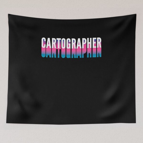 Item preview, Cartographer With Long Gradient Shadow designed and sold by SVPOD.