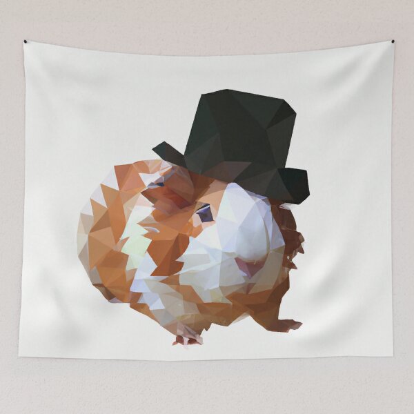 Item preview, The guinea pig has a funny hat designed and sold by NickHasling.