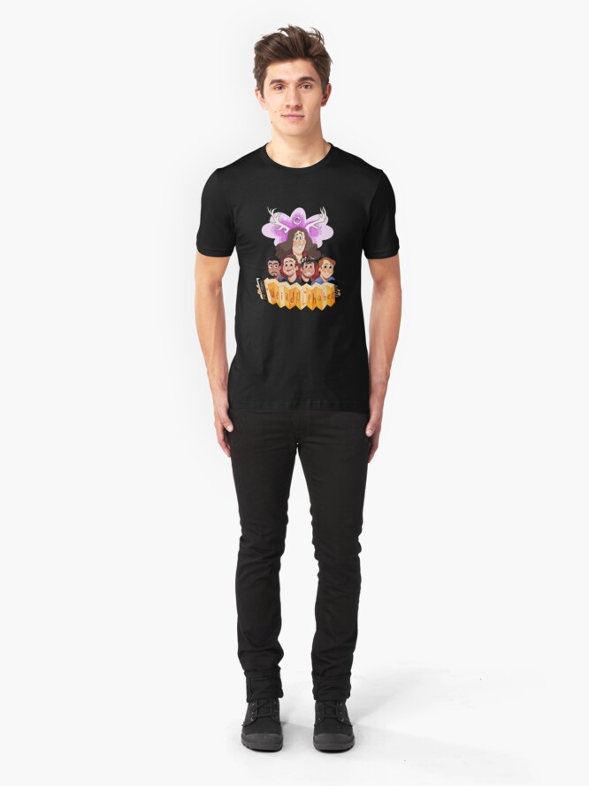 Alternate view of The "Weird Al" Phabet Podcast Slim Fit T-Shirt