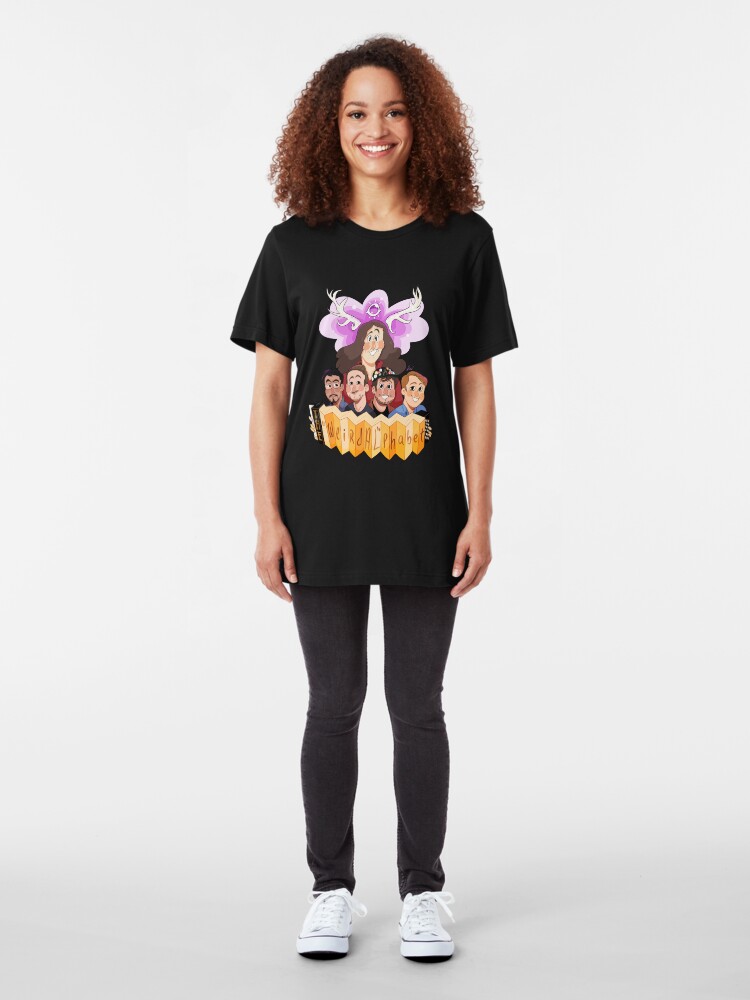 Alternate view of The "Weird Al" Phabet Podcast Slim Fit T-Shirt
