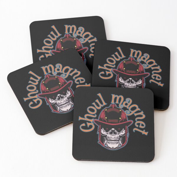 Item preview, Firefighter Ghoul Magnet Celebrating Halloween designed and sold by BtheLight.