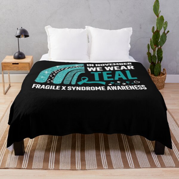 Item preview, In November We Wear Teal Fragile X Syndrome Awareness designed and sold by Gillosina.