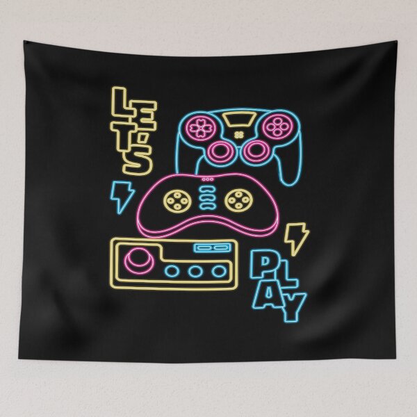 Item preview, Vintage Neon Lets Play Funny Gamer Trendy Ultimate Gamer Women Men Favorite Game Holiday Gift designed and sold by Countrysmart.