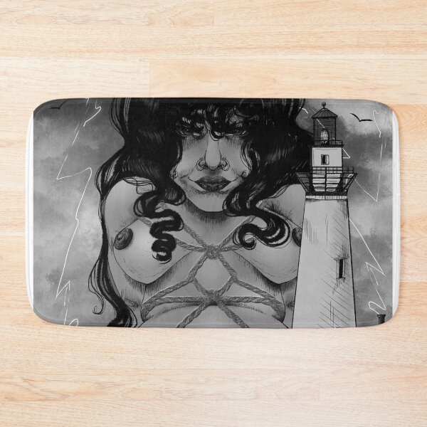 Item preview, the lighthouse (greyscale) designed and sold by n rodriguez.