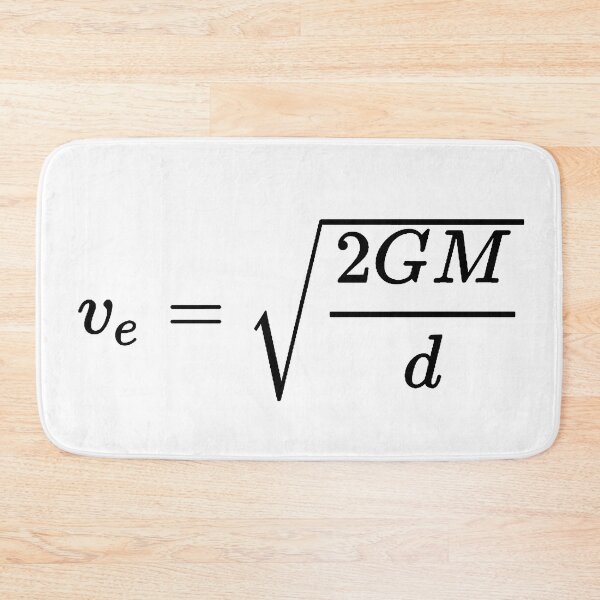 Item preview, escape velocity, fundamental equation of space exploration designed and sold by NoetherSym.